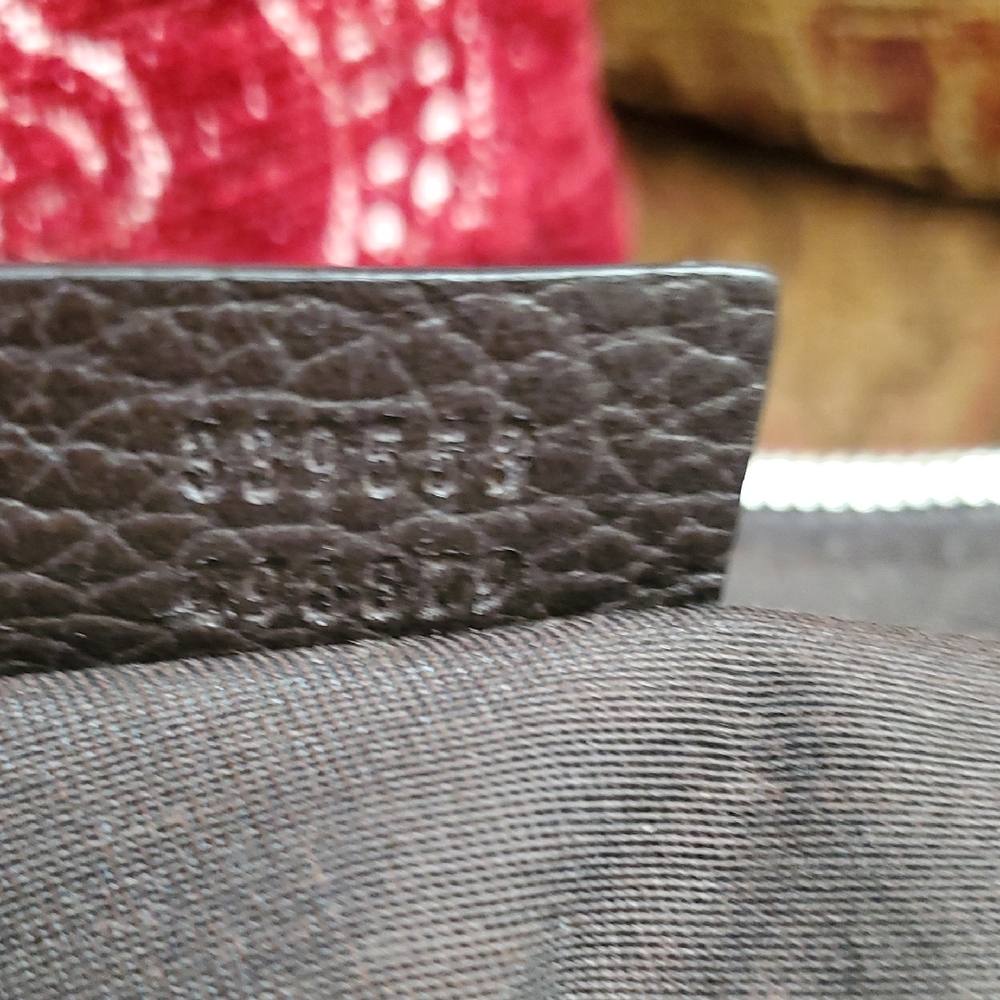 Textured Brown Leather Wallet
